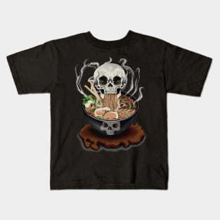 Ramen Bowl For Halloween Kids T-Shirt